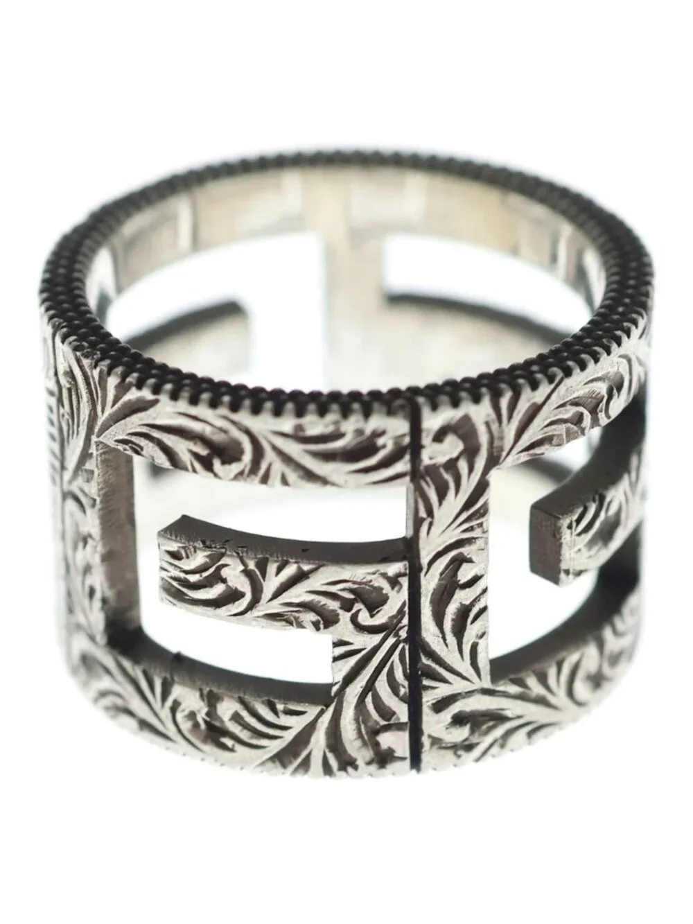 Gucci Cube Sterling Silver Ring